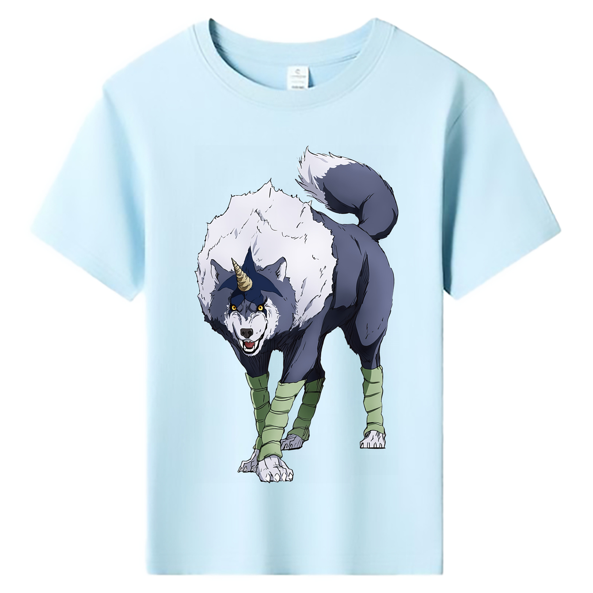 （画像用） 転スラ Regarding Reincarnated to Slime 綿100％キッズTシャツ（フロントプリント）
